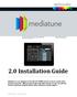 2.0 Installation Guide
