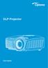 DLP Projector. User manual