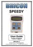 SPEEDY. User Guide United Kingdom Version UK-14 or higher