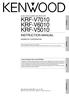 KRF-V7010 KRF-V6010 KRF-V5010