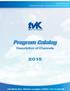 Program Catalog.  Available Nationwide / 24-Hour Korean-American Network