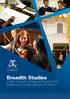 Breadth Studies. at the Victorian College of the Arts and Melbourne Conservatorium of Music