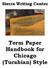 Sierra Writing Center. Term Paper Handbook for Chicago (Turabian) Style