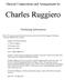 Musical Compositions and Arrangements by. Charles Ruggiero. Purchasing Information: