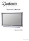 All-Weather Outdoor LCD Television. Operator s Manual. Model 5510HD. Revision 5510-T