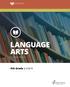 LANGUAGE ARTS STUDENT BOOK. 9th Grade Unit 8