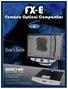 FX-E. User s Guide. Forensic Optical Comparator SIRCHIE. Distributed By: Products Vehicles Training.