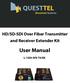 HD/SD-SDI Over Fiber Transmitter and Receiver Extender Kit. User Manual L-1SDI-SFE-TX/RX