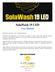 SolaWash 19 LED User Manual