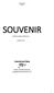 ARP Sélection presents SOUVENIR. a film by Bavo Defurne. runtime: 90. International Sales. PATHE INTERNATIONAL