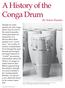 A History of the Conga Drum