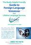 Guide to Foreign Language Voiceover