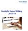 Guide to Report Writing 2017/18