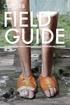 FIELD GUIDE. August - October, 2013