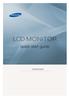LCD MONITOR. quick start guide T260HD/T240HD