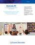 VoiceLift. Achieving Student Success by Evenly Distributing the Teacher s Voice Throughout the Classroom. Classroom sound field solutions