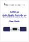 AERO.qc. Audio Quality Controller with Optional HD/SD-SDI and Dolby Decoding. User Guide