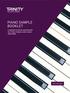 PIANO SAMPLE BOOKLET. A selection of pieces and exercises for Trinity College London exams NOT FOR SALE