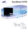 SyncMaster 215TW Install drivers Install programs