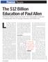 The $12 Billion Education of Paul Allen