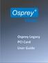 Osprey PCI User Guide