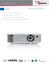 X344. Bright, powerful and portable. Bright XGA projector 3000 ANSI lumens. Installation flexibility 1.3x zoom