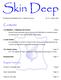 Skin Deep. The Biannual Newsletter from J. Hewit & Sons Ltd. No.15 Spring 2003