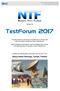 invites to TestForum 2017 A Nordic event for exchange of experience and know-how within the field of production test of electronics.