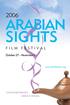 ARABIAN SIGHTS FILM FESTIVAL. October 27 November 5.  CONTEMPORARY ARAB CINEMA