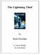 The Lightning Thief. Rick Riordan. A Novel Study by Nat Reed