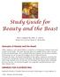 Study Guide for Beauty and the Beast