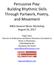 Percussive Play: Building Rhythmic Skills Through Partwork, Poetry, and Movement