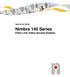 Operational Guide. Nimbra 140 Series Fibre Link Video Access System