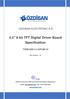 4.3 8 bit TFT Digital Driver Board Specification