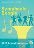 Symphonic Boogie. Contents. NZSO Education Concerts, May Section ONE. Section TWO. About the NZSO 4