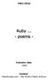 Poetry Series. Ruby... - poems - Publication Date: Publisher: Poemhunter.com - The World's Poetry Archive