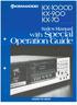 KX-IOOOD KX-900 KX-70 KENWOOD. Sales Manual. with Special. Operation Guide CASSETTE DECK