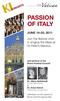 PASSION OF ITALY. Vatican JUNE 14-20, Join the festival choir in singing the Mass at St Peter s Basilica