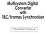 Multisystem Digital Converter with TBC/Frames Synchronizer. Operation Manual