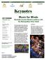 Keynotes. Music for Winds. Muskoka Concert Band to perform with. by the Metropolitan Silver. Inside this issue: Spring brass band.