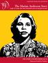 The Marian Anderson Story DARE TO TAKE THE OPEN-HEARTED AND COURAGEOUS WAY