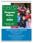 Program Notes for KIDS