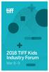 2018 TIFF Kids Industry Forum