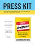 PRESS KIT RESOURCES AND INFORMATION FOR HELLO, MY NAME IS AWESOME BY ALEXANDRA WATKINS.