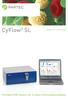 CyFlow SL. Healthcare Immunology. Portable FCM System for 3-colour Immunophenotyping