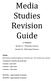 Media Studies Revision Guide