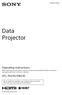 Data Projector VPL-PHZ10/PWZ (1)