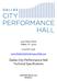 Dallas City Performance Hall Technical Specifications