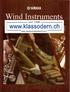 Wind Instruments. i  1 01nn - seit DIE MUSIKWERKSTATT