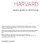 HARVARD. Deakin guide to referencing
